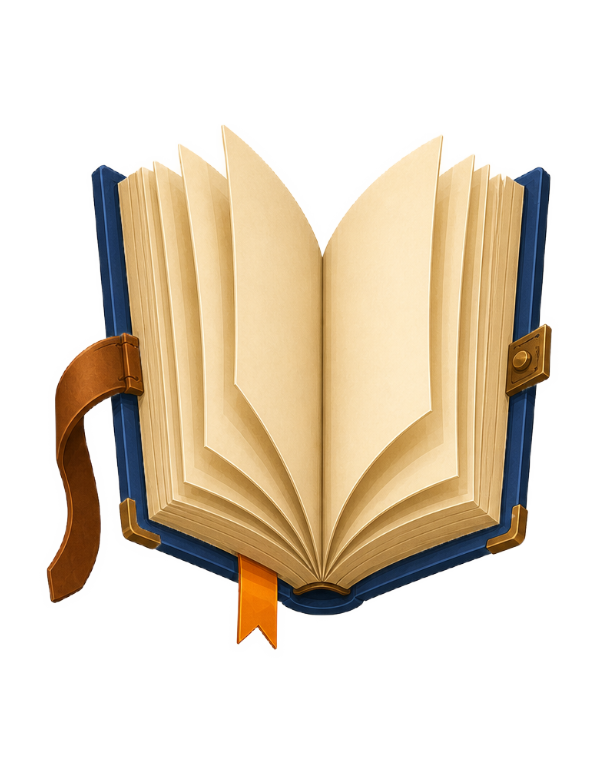 Qori in his open-book form